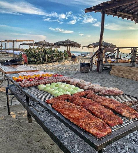 Grilled meat on the beach sound good? 😎🏝 No, then you're a psycho and should seek help immediately. ...... Picture from @parrillabrava . .… Beach Sound, Beach Bbq, Sounds Good, On Beach, Grilled Meat, Cooking Meat, Bbq Grill, Nicaragua, Steak