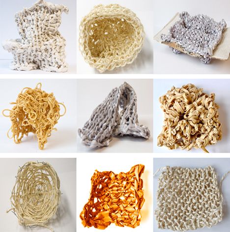 woven Natural Form Textiles, Material Experimentation, Bio Materials Textiles, Knit Art Installation, Material Exploration, Experimental Textile Surfaces, Exploration Art, Classification Of Textile Fibre, Material Research