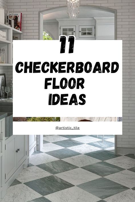 Checkerboard Floor Ideas White Tile Bathroom Floor, Black And White Bathroom Floor, Classic Bathroom Tile, Farmhouse Bathroom Inspiration, White Kitchen Floor, Black And White Flooring, Black And White Tiles Bathroom, Patterned Bathroom Tiles, Mudroom Flooring