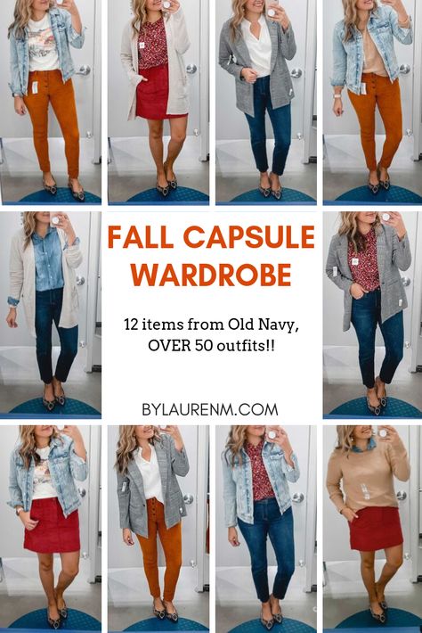 Old Navy Teacher Outfits, Teacher Wardrobe Capsule, Navy Capsule Wardrobe, Teacher Capsule Wardrobe, Old Navy Outfits, Capsule Wardrobe Women, Teacher Wardrobe, Teaching Outfits, Capsule Wardrobe Outfits