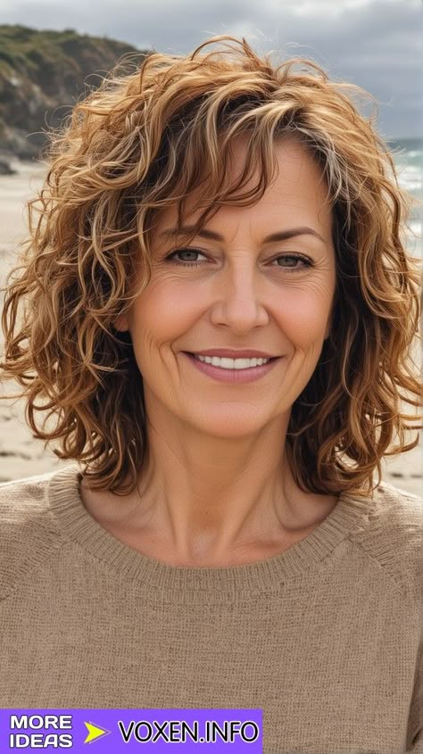 Fall Haircuts For Women, Short Curly Bobs, Caramel Hair Color Ideas, Crazy Curly Hair, Caramel Hair Color, Fall Haircuts, Styles For Curly Hair, Curly Bobs, Medium Length Curly Hair