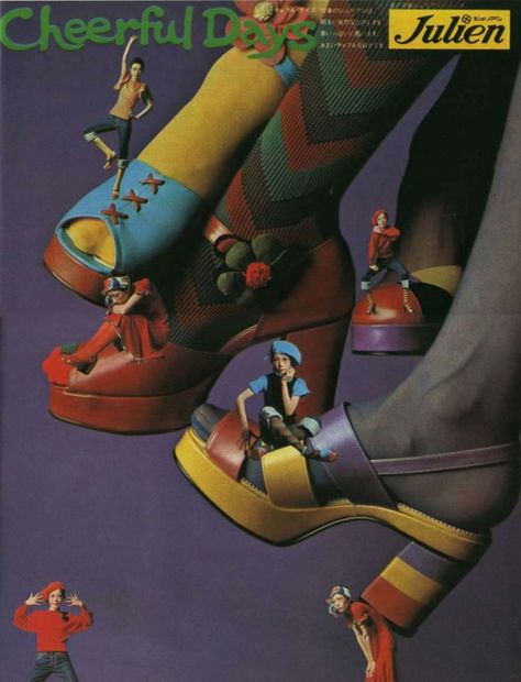 1970s Shoes, 70s Shoes, Patti Hansen, 70s Costume, Mode Shoes, 60s 70s Fashion, Shoes Ads, Fashion 70s, Lauren Hutton