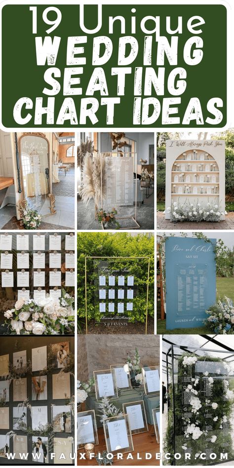 19 Unique Wedding Seating Chart Ideas To DIY Unique Wedding Seating Chart Ideas, Flowers Polaroid, Unique Wedding Seating Chart, Unique Wedding Seating, Wedding Table Assignments, Wedding Seating Chart Display, Seating Chart Ideas, Seating Chart Wedding Diy, Wedding Table Seating Chart