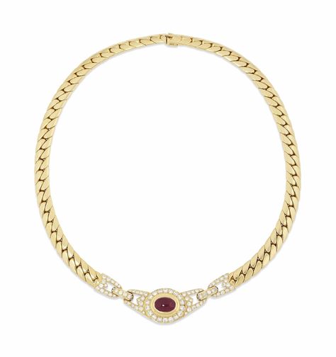 Gold Ruby Necklace, Cartier Necklace, Ruby And Diamond Necklace, Choker Collar Necklace, The Bling Ring, Fine Jewelery, Cartier Jewelry, Gold Necklace Set, Chic Jewelry