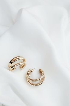 Gold Ear Jacket, The Bling Ring, Accesories Jewelry, Jewelry Sale, Gold Filled Earrings, Accessories Diy Jewelry, Diy Schmuck, Circle Earrings, Gold Hoop