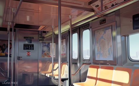 Laura Price Anime Subway, Subway Reference, Subway Aesthetic, Dani California, Subway Car, Background References, The Wombats, City Skylines, Hipster Grunge