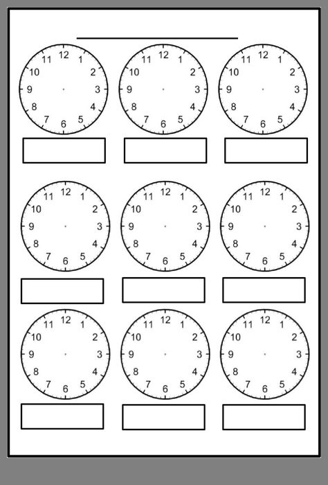 Blank Clock Faces Free Printable, Coconut Ideas, Blank Clock Faces, Blank Clock, Summer Alphabet, Clock Worksheets, Clock Template, Telling Time Worksheets, Clock Faces