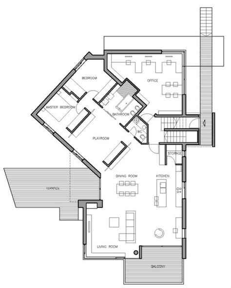 Gallery of Our House / DAR612 - 17 Flat Roof House, Villa Plan, Architecture Design Concept, Modern Flat, Ground Floor Plan, House Roof, Modern House Plans, Small House Plans, Architecture Plan