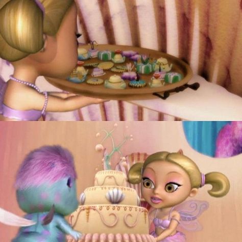 Run by 𝙈𝙖𝙧𝙞𝙖™ on Instagram: “Happy new year everybody!!!! cutsie scene from Barbie mermaidia🤗🐋 who else always wants to try those cakes 😍🍰 . 🎬 Barbie Fairytopia…” Barbie Movie Marathon, Barbie Movie Night, Barbie Mermaidia, Rhode Skincare, 2000s Memories, Princess Food, Movie Food, Barbie Nostalgia, Tv Musical