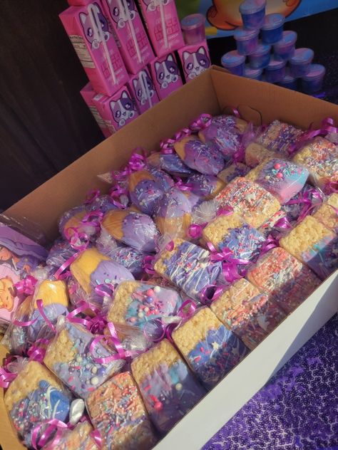 Meemeows Birthday, 7th Heaven Birthday Party, Aphmau Birthday Party Ideas, Aphmau Party, Aphmau Birthday, Birthday Snacks, Outdoors Birthday Party, Birthday In Heaven, Purple Birthday