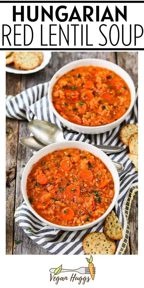 Red Lentil Recipes, Yellow Split Pea Soup, Red Lentil Soup Recipe, Red Split Lentils, Lentil Soup Recipe, Lentil Dishes, Lentil Soup Recipes, Red Lentil Soup, Vegan Side Dishes