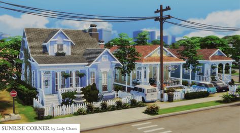 Lady Chaos' Worlds : Hi everyone! Here is a new lot for my Willow Creek... Sims 4 Houses Willow Creek, Willow Creek Sims 4 Map Ideas, Sims 4 Willow Creek Makeover, Willow Creek Sims 4 House, Sims 4 Willow Creek House, Sims 4 Willow Creek, Modern Family House, Sims Builds, House Redesign