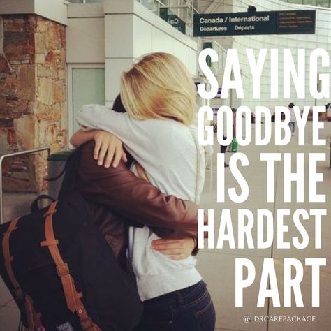 Saying Goodbye is definitely the hardest part of a long distance relationship...Can you relate? Hardest Goodbye Quotes, Hardest Goodbye, Quotes Long, Goodbye Quotes, Distance Relationship Quotes, The Hardest Part, Bff Goals, Hard Part, Quotes Deep Feelings