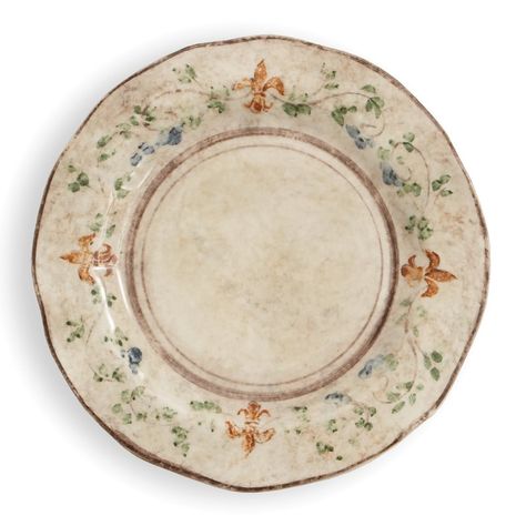 Medici 12" Dinner Plate Tuscan Kitchen, Luxury Dinnerware, Tuscan Decorating, Mediterranean Home, Italian Ceramics, Antique China, Italian Art, Dinner Plate Sets, Fine Linens