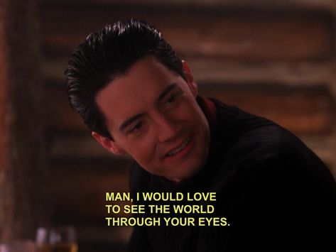 Twin Peaks Dale Cooper, Twin Peaks Quotes, Agent Dale Cooper, Agent Cooper, Twin Peaks Fire, Dale Cooper, Let It Happen, Baba Jaga, Kyle Maclachlan