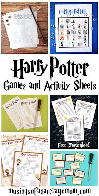 Free printable Harry Potter Games and Activity Sheets Harry Potter Lessons, Free Printable Harry Potter, Harry Potter Board Game, Harry Potter Party Games, Printable Harry Potter, Harry Potter Activities, Magical Spells, Harry Potter Day, Classe Harry Potter