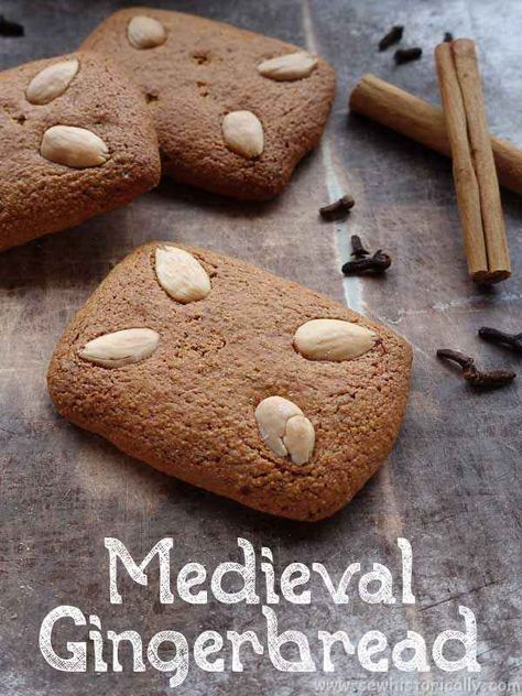 Medieval Gingerbread – Nürnberger Lebkuchen Recipe Medieval Gingerbread, Lebkuchen Recipe, Spring Crown, Medieval Cooking, Natural Christmas Ornaments, Medieval Recipes, Hp Sauce, Gingerbread Dough, Ancient Recipes