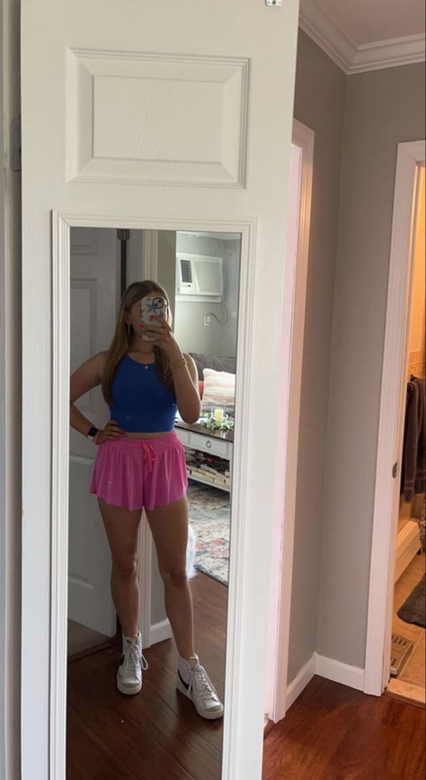 Athletic Skirt Outfit, Comfy Lazy Outfits, Tennis Outfit Aesthetic, Pink Preppy, Athletic Skirt, Outfit Inspo Summer, Lazy Outfits, Clothes Shopping, Preppy Outfit