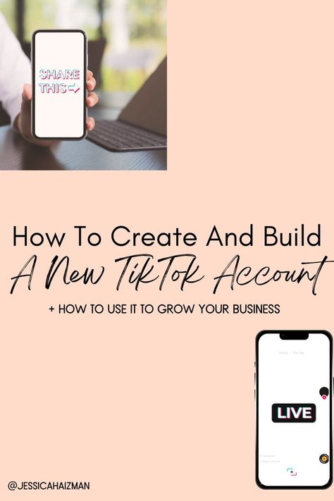 Learn my secrets to creating and building a new TikTok account, plus how to use it to grow your business! Ready to succeed on TikTok? Find out more! TikTok // How To Grow On TikTok // TikTok Marketing Strategy // How To Grow Your TikTok Account // Grow TikTok Followers // How To Grow TikTok Account // TikTok Tips // TikTok Account Ideas // How To Grow Your Followers On TikTok // How To Grow Your Business On TikTok // How To Create TikTok Content // How To Create TikTok Videos Tiktok Account Ideas, Grow Tiktok, Grow On Tiktok, Grow Your Tiktok, Tips Tiktok, Account Ideas, Followers On Tiktok, Tiktok Followers, Tiktok Tips