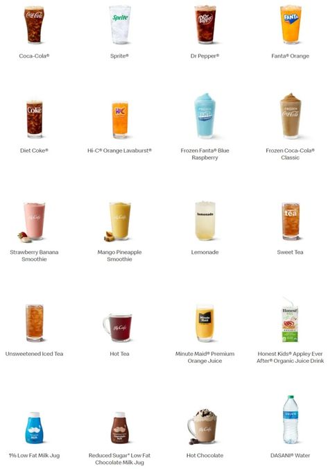 McDonald’s Menu & Latest Prices In USA 2024 Mcdonalds Breakfast Menu, Mcdonalds Food, Mcdonalds Fast Food, Toys Template, Unsweetened Iced Tea, Big Tasty, Mcdonald Menu, Mcdonalds Breakfast, Chicken Honey