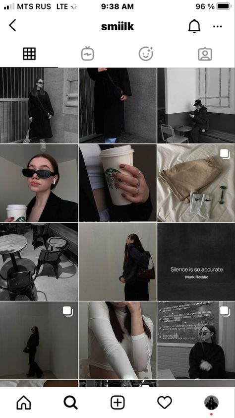 Four Repeat Instagram Feed, Black And White Feeds Aesthetic, Goth Instagram Feed, Black And White Instagram Feed, Instagram Feed Organizer, Instagram Feed Goals, Instagram Grid Design, Instagram Feed Tips, Best Instagram Feeds