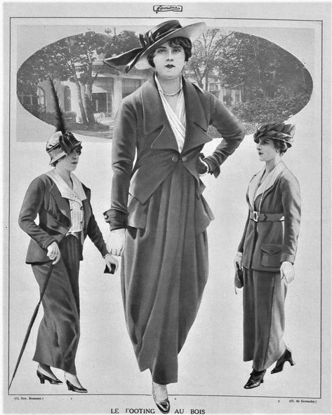 Femina - 1914 1914 Fashion Women, 1910 Fashion Women, 1911 Fashion, 1916 Fashion, 1913 Fashion, 1914 Fashion, History Bounding, Abaya Designs Latest, Decades Of Fashion