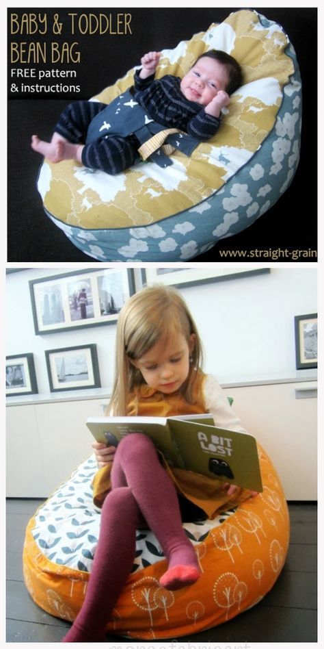 Diy Bean Bag Chair Pattern, Beanbag Diy, Make A Bean Bag Chair, Bean Bag Sewing Pattern, Bean Bag Chair Pattern, Toddler Bean Bag Chair, Baby Bean Bag Chair, Toddler Bean Bag, Bean Bag Pattern