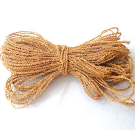 Firstnock Coconut Fiber Coir Rope Natural for Garden/Crafts/Well/Plant Hanger Coconut Fiber Coir Rope Coconut Shell Crafts, Coconut Cups, Coconut Bowl, Shell Ornaments, Coconut Fiber, Shell Crafts, Garden Crafts, Plant Hanger, Biodegradable Products