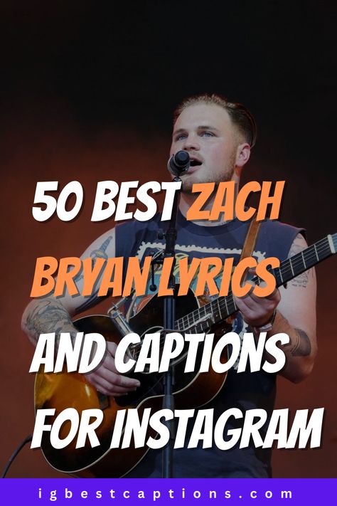 Zach Bryan is a highly talented singer-songwriter from Oklahoma who has made waves in the music scene with his poignant and emotionally charged lyrics. Known for his captivating storytelling and touching vocals, Zach’s music has resonated with listeners from all walks of life. Zach Bryan Concert Captions For Instagram, Country Lyrics Captions Instagram Zach Bryan, Zach Bryan Concert Insta Captions, Zach Bryan Lyric Captions, Leaving Zach Bryan, Zach Bryan Ig Captions, Best Zach Bryan Quotes, Zach Bryan Love Quotes, Senior Quotes Country Songs Music Lyrics