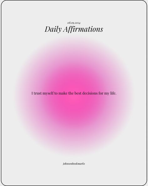 affirmations for today🫶🏾 these will help if you did any manifesting yesterday! what’s your favorite affirmation to help with your manifestations? - I am deserving of my dreams coming true. - I believe in my ability to succeed. - I trust myself to make the best decisions for my life. - I am deserving of all the happiness that comes my way. #affirmations #affirmationoftheday #bepositive #selfcare #manifestation #888 #lionsgate #spiritual #spiritualawakening #astrology #leoseason #cosmic I Believe Affirmations, I Trust Myself, I Am Deserving, Trust Myself, Leo Season, Affirmation Of The Day, I Believe In Me, My Dream Came True, I Trust