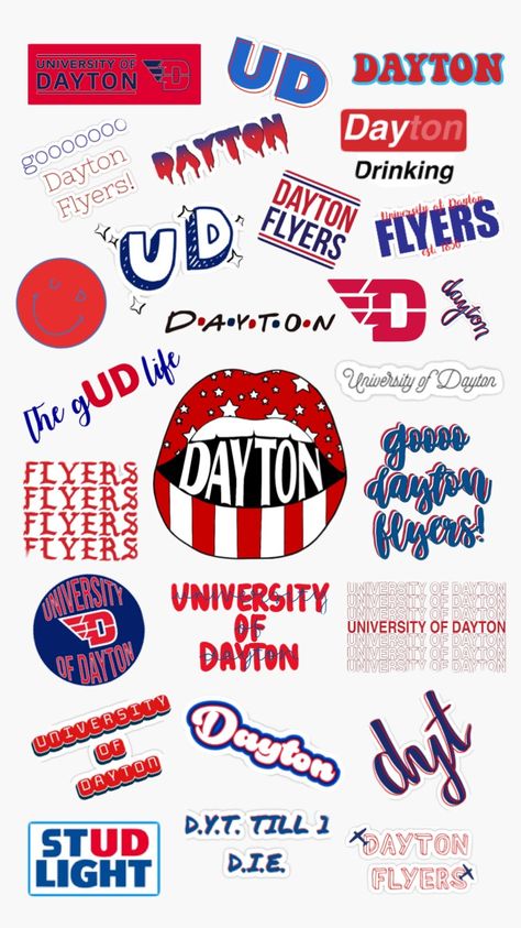 University Of Dayton Logo, Dorm Room Inspiration College, Aesthetic Dorm Room Ideas, Roosevelt University, College Bed Party, College Bed, Grad Party Inspo, Dorm Room Layouts, Aesthetic Dorm Room