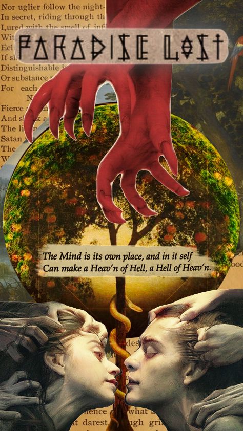 paradise lost by john milton #paradiselost #milton #literature #literaturecore #books #poetry #adam #eve #eden #devil #angel Paradise Lost Aesthetic, John Milton Paradise Lost, Milton Paradise Lost, Abrahamic Religions, Devil Angel, Books Poetry, My Notes App, John Milton, Adam Eve