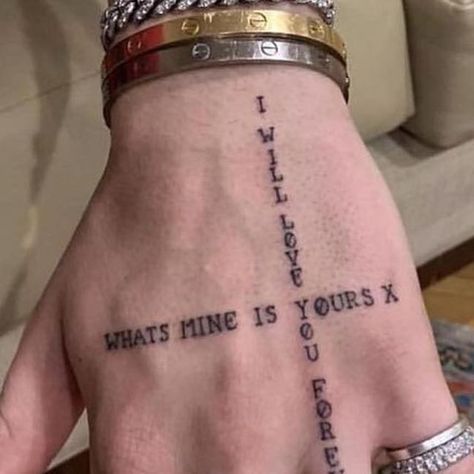 CC Tattoo on Instagram: "i will love you forever source: @bazzi" Cc Tattoo, I Will Love You, Love You Forever, Tattoo On, Tattoo Quotes, I Love You, Love You, Tattoos, On Instagram