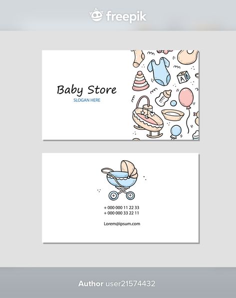 Baby Shop Logo, Baby Boutique Logo, Clothing Branding Design, Kids Branding Design, Illustration Business Cards, Storing Baby Clothes, Baby Messages, Logo Baby, Fashion Business Cards