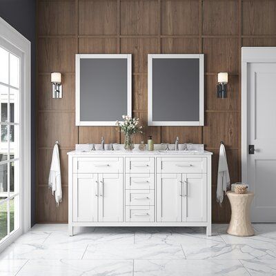 Cultured Marble Vanity Top, Vanity Set With Mirror, Transitional Bathroom, Double Vanity Bathroom, Double Sink Bathroom, Transitional Bathroom Vanities, Double Bathroom, Marble Vanity Tops, Double Sink Bathroom Vanity