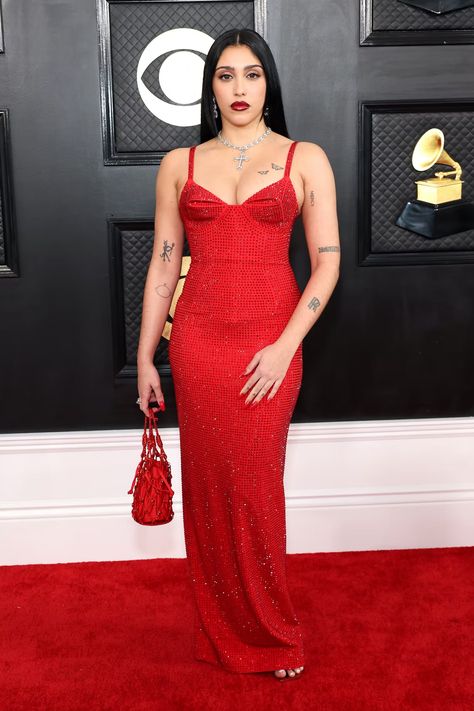 Grammy Awards Dresses, 2023 Grammys, Grammys 2023, Grammy Awards Red Carpet, Grammys Red Carpet, Versace Gown, Red Carpet Look, Vintage Versace, Red Gowns