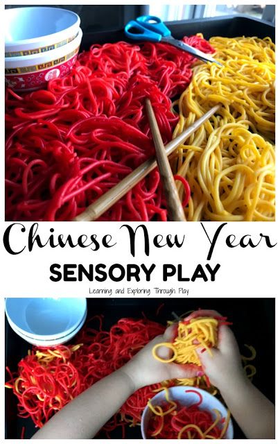 China Eyfs Activities, Chinese New Year Crafts For Babies, Lunar New Year Science Activities, Chinese New Year Science Experiments, Chinese New Year Activities For Babies, Games With Chopsticks, Chinese New Year Sensory Bin, Chinese New Year For Toddlers, Chinese New Year Toddler Activities