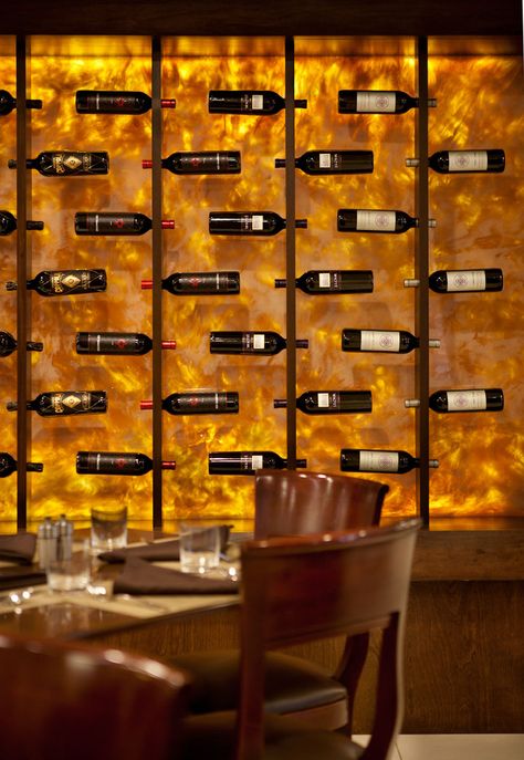 Create a luxurious and unique interior bar design with these ideas. Check more at luxxu.net Cave A Vin Design, Wine Wall Display, Wine Lounge, Home Bar Cabinet, Home Wine Cellars, Bar A Vin, Wine Cellar Design, Cellar Design, Stil Industrial