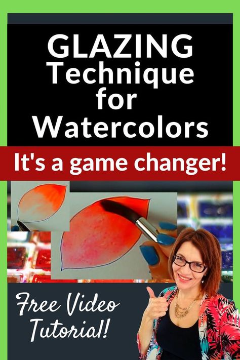 Watercolor Glazing, Learn Watercolor Painting, Watercolor Art Diy, Glazing Techniques, Watercolor Tutorial, Learn Watercolor, Watercolor Lessons, Watercolor Painting Techniques, Watercolor Paints