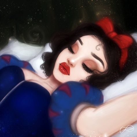 Snow White by https://www.deviantart.com/absartwork on @DeviantArt Goth Snow White, Snow White Characters, Disney Pin Up, Iconic Movie Characters, Snow White Evil Queen, Snow White Disney, White Artwork, Disney Rapunzel, Creative Profile Picture