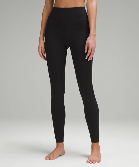 lululemon Align™ High-Rise Pant with Pockets 28" | Women's Leggings/Tights | lululemon Lu Lu Leggings, Lulu Lemon Leggings Black, Lulu Black Leggings, Lululemon Leggings Outfit, Lulu Align Leggings, Lulu Lemon Leggings, Black Lululemon Leggings, Lululemon Tights, Best Leggings For Women