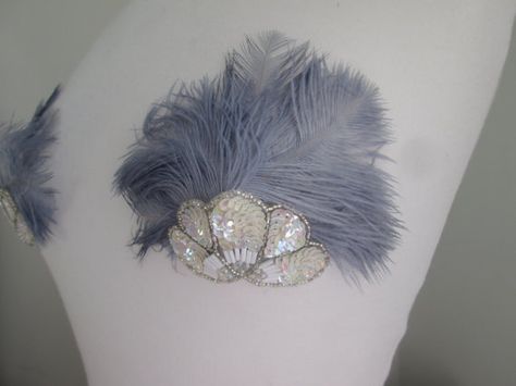 Grey ostrich feather nipple pasties with by GlitterCowboyCapes Burlesque Inspiration, Burlesque Fashion, Burlesque Dancer, Burlesque Outfit, Vintage Burlesque, Burlesque Costumes, Burlesque Costume, Diy Kostüm, Circus Costume