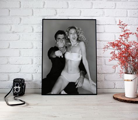 Kate Moss Johnny Depp, Johnny Depp Poster, Carrie And Mr Big, Moss Wall Art, Wall Art Canvas Painting, Living Room Pictures, Kate Moss, Wall Art Pictures, Dream Homes