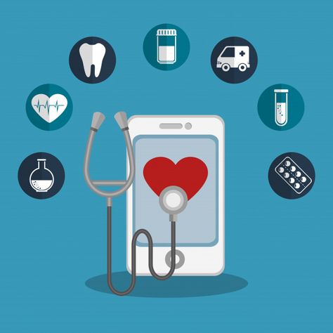 Online medical design | Free Vector #Freepik #freevector #heart Smartphone Creative, Business Apps, Healthcare Branding, Healthcare Technology, Medical Consultation, Online Doctor, Prenatal Care, Medical Design, Digital Health