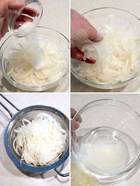 Preparing Onions for Oklahoma Fried Onion Burger Fried Onions For Burgers, Onion Burgers Oklahoma, Oklahoma Fried Onion Burger, Fried Onion Burger Recipe, Oklahoma Onion Burger, Fried Onion Burgers, French Fried Onion Recipes, Onion Burger Recipe, Fried Onions Recipe