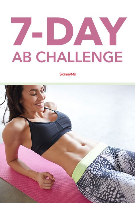 7 Day Ab Challenge, 7 Day Abs, Toned Tummy, Ab Challenge, Popular Workouts, Fitness Design, Fitness Challenge, Diet Keto, Belly Workout