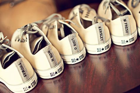 Would You Wear Sneakers Down the Aisle? Ivory Converse, Party Sneakers, Glamour Lingerie, Bridal Sneakers, Wedding Sneakers, Idea Photo, Wedding Planning Advice, Glamorous Wedding, Wedding Songs