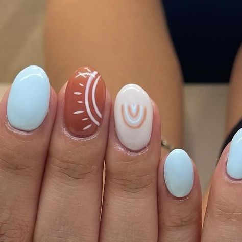 Baby Boy Acrylic Nails, Baby Boy Nail Ideas, Boy Baby Shower Nails, Boy Nail Art, Baby Shower Nails Boy, Utah Nails, Baby Boy Nails, Luminary Nails, Shower Nails