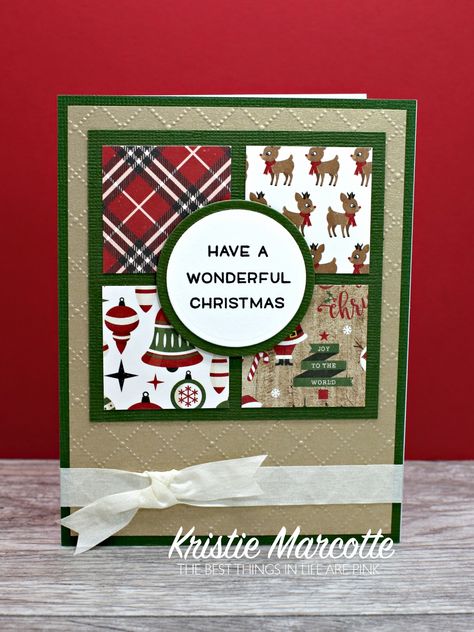 Echo Park’s A Perfect Christmas collection – 38 cards from one 6×6 paper pad – Kristie Marcotte Stamped Christmas Cards, Simple Christmas Cards, Handmade Christmas Card, Christmas Card Inspiration, Homemade Christmas Cards, Best Things In Life, Stampin Up Christmas Cards, Christmas Card Crafts, Diy Christmas Cards