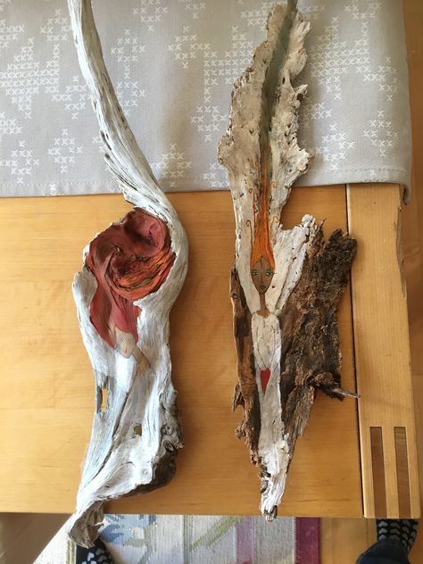 Driftwood Decor, Decor Ideas, Angel, Pins, Art